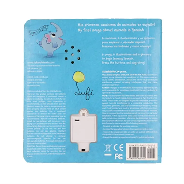 Happy Kids Songs Talking Music Book For Early School Learning