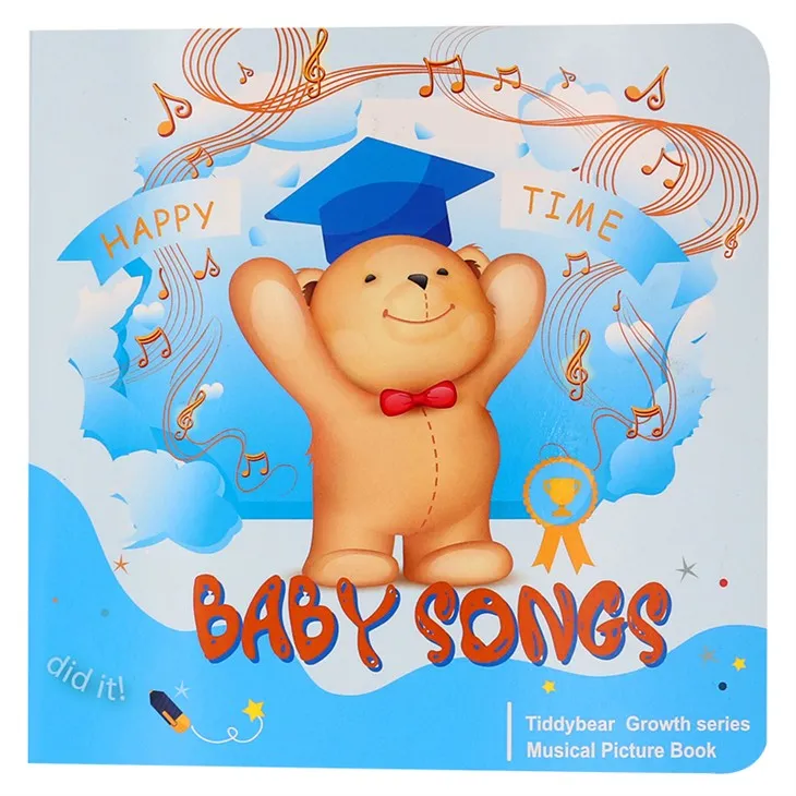 Top Quality Bady Songs Sound Book Use To Learning